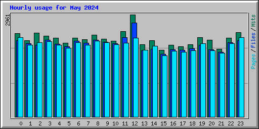 Hourly usage for May 2024